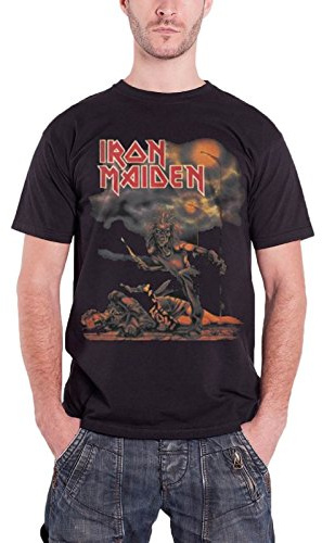 Medium Black Iron Maiden Sanctuary Men's T-shirt.