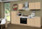 idealShopping Küchenblock mit Geschirrspüler und Ceranfeld Classic 270 cm in Sonoma Eiche Nachbildung