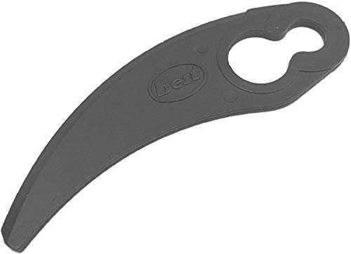 Fort Fasteners Mower Blades - Plastic Clip-On to Fit Powerbase, Power Devil, Jmb and JCB Mowers with Figure of 8 Type Mounting Black Mega 250 Blades