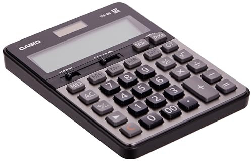 Casio Ds-2B Calculatrice Ultra-résistante Noir/Gris