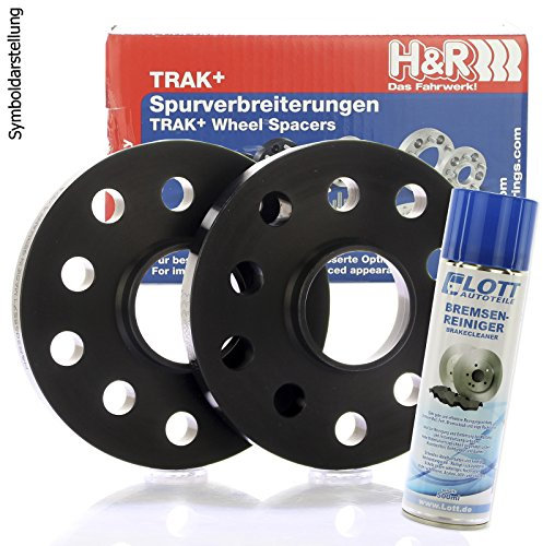 H&R DR Spurplatten Spurverbreiterung Distanzscheibe 5x112 30mm // 2x15mm + Bremsenreiniger