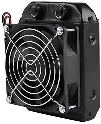Ventilateur d'échangeur de Chaleur, 90mm Ventilateur de 8 Tubes Radiateur de Refroidissement par l'eau Convient aux appareils de beauté, aux équipements industriels, etc