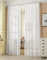 Laneetal Transparente Gardine mit Kräuselband, Fensterschal in Leinen-Optik, Dekoschal, Fenstervorhang für Schlafzimmer Kinderzimmer Küche, Stores Vorhang, Weiß, 140x225 cm, 2 Stücke