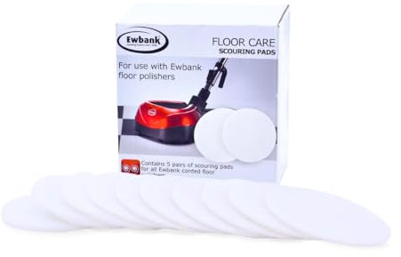 Ewbank Bulk Pack of Ten Scouring Pads, White