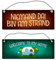 Welcome to my home oder bin am Strand Wendeschild mit Kordel Camping Wohnmobil