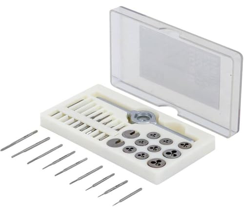 Gewindeschneider-Set M1 – M2,5 31-teilig – Stahl, Präzision und Haltbarkeit, Pro D-Work
