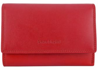 Laura Biagiotti Damen-Geldbörse aus echtem Leder, geräumig mit Geschenkbox