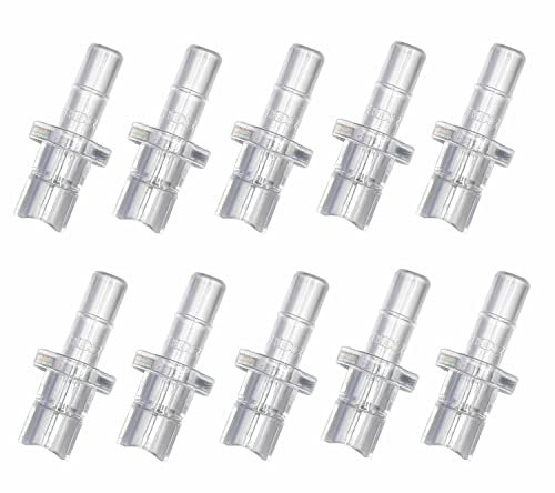 Fluid Nippel I-Form - kompatibel Jura Kaffeevollautomaten Anschlussnippel für Impressa Giga Ena (10, mit Haltering)