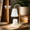 OKYUK Electric Candle Warmer Lamp – Dimmable Wax Melter with 3 Timer Settings, 2 Halogen Bulbs & Solid Wood Base, Champagne Finish, Mothers Day Gifts for Mom，Birthday, Home Decor（Clear Timer）