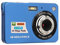 Appareil Photo Numérique pour la Photographie, Caméra de Vlogging 4K 48MP, Zoom Numérique 8X, Appareil Photo Compact Rechargeable pour étudiants, Appareil Photo de Voyage 550mAh (Bleu)