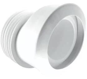 20mm Offset Pan Connector White 90-112mm, Pack of 1