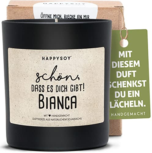 Personalisierte Geschenke für Freunde - Duftkerze mit Namen - besonderes Geschenk - Geschenk für beste Freundin, besten Freund - individuelles Freundschaftsgeschenk