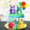 JeVenis Monster Party Deko Monster Party Kindergeburtstag Deko Geburtstag Monster Tortendeko Kuchen Deko Birthday Cake Topper für Kinder Geburtstags Dekoration