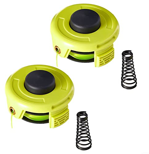URPIZY Lot de 2 bobines de Fil et de Ressort de Couvercle pour débroussailleuse RAC118 1,2 mm RLT3525S