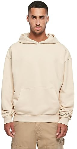 Build Your Brand Herren Kapuzenpullover Ultra Heavy Cotton Box Hoody Sand M