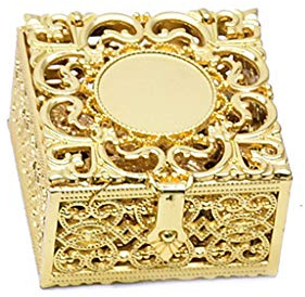 BYUTFA Rosenkranz-Box, Rosenkranz-Perlen-Box mit Deckel, Verschlussbehälter, religiöse Halskette für Zuhause, Kirche, Meditation, Anhänger-Charm