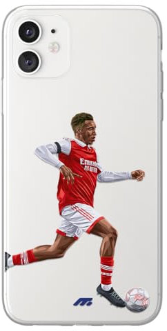 MYCASEFC Football Eddie Nketiah Arsenal Personalised iPhone 11 Pro Max Case Football Smartphone Cover for Football Fans - Gift Idea - Premium Design