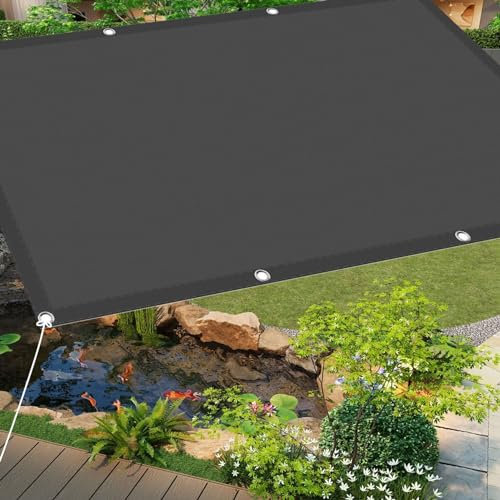 Sun Shade Sail Rectangle 0.9 x 0.9 m(3 x 3ft) Rectangle Pergola Awnings Garden Shelter 98% UV Block with Free Rope for Garden Shade Patio Lawn Activities Canopy, Dark Grey