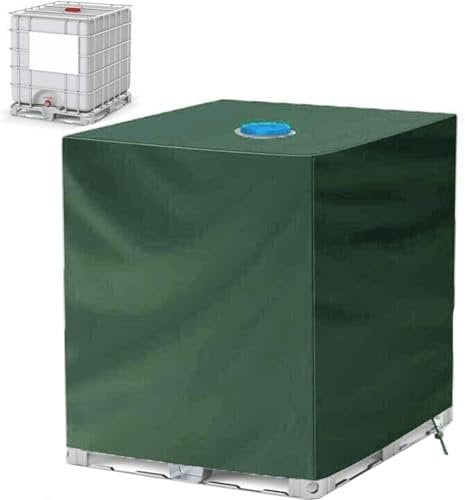 IBC-Behälter-wasserdichte Abdeckung, Wassertank-Schutzabdeckung,1000 l (275 Gallonen),UV-Behälterabdeckung, Sonnenschutz-Schutzhaube,210D-Wassertank-Schutzabdeckung, Oxford-Stoff for IBC-Tankcontainer