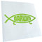 Kiwistar - Autoaufkleber - matt Grün - 15x5cm Darwin Fisch - Heckscheibe Auto Aufkleber wetterfest für Kfz LKW Mofa Truck - Sticker außen selbstklebend Tuning Zubehör für Fenster Fahrzeug Scheibe