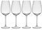 Mikasa Optic Set of 4 White Wine Glasses, 15 Ounce