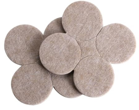OSALADI Bodenschutzpolster Für Möbel – 8 Runde Filzgleiter 4 cm Für Geräuschlose Bewegung