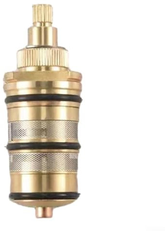 CEHJZQRPL Thermostatic Mixer Valve,Shower Valve, Brass Replacement Thermostatic Cartridge, Thermostat Cartridge, Brass Replacement Thermostat Cartridge Tub Faucet Shower Valve Repair Kit