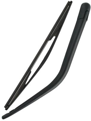 Bywindup Brazo y escobilla del limpiaparabrisas trasero compatibles con Trafic Kangoo, Vauxhall, Opel Vivaro, repuesto para 7701043992, 7711172850