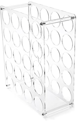 Tekiaviai Vinyl Roll Holder,20-Holes Storage Organizer, Lightweights Sturdy Roll Keeper Holders for Art Craft Room Decors