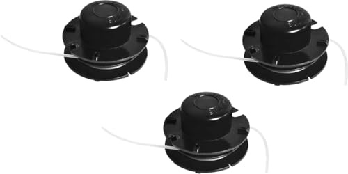 MATRIX Rasentrimmer Ersatzspule 3er Vorteilspack – 5m Faden 2,4mm – passend für BMS 1400-3