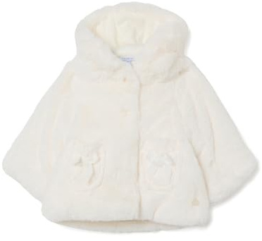 OVS KIDS Giacca bianca con cappuccio da neonata regular fit