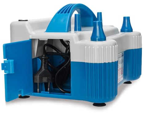 Electric Balloon Pump - Portable Inflator, Powerful 700W Blower | Semi-Automatic Automatic Air Pump for Long Lasting Balloons for Weddings, Parties, Christmas Events