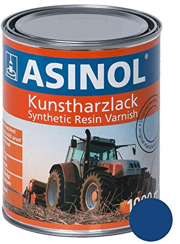 ASINOL AGRIA BLAU 1.000 ml Kunstharzlack Farbe Lack 1l Liter Dose