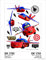 Wand Sticker DK 1702 Disney Cars