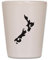 CafePress NZ New Zealand Map Tattoo Style Unique and Funny Shot Glass