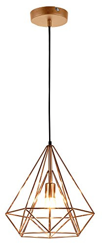 Hängeleuchte 1 x E27 Industrial Deckenleuchte Vintage Retro Kupfer