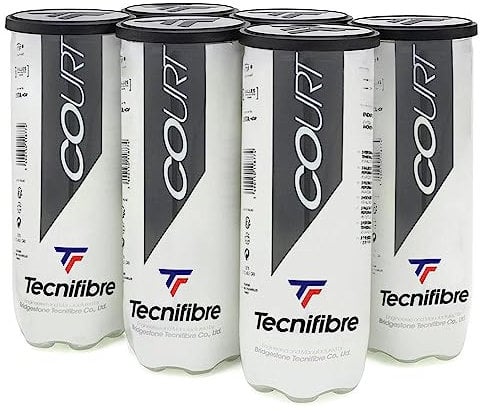 Tecnifibre Unisex-Adult Court Ball Tennisbällen, Gelb, Unique