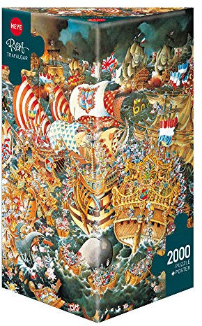 HEYE 29795 - Trafalgar Triangular, Michael Ryba, inklusiv Poster, 2000 Teile Puzzle