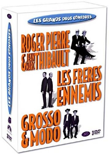 Les grands duos comiques - Roger Pierre et Jean-Marc Thibault : Les frères ennemis / Grosso & Modo - Coffret 3 DVD