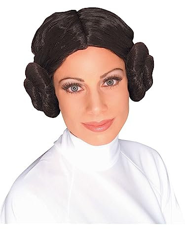 Rubie's Official Star Wars Prinzessin Leia-Perücke, Kostüm für Erwachsene, Einheitsgröße Halloween