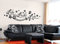 Grandora W870 Wandtattoo Spruch Lebe Lache Liebe I schwarz 120 x 46 cm I Wohnzimmer Schmetterlinge Blumen Aufkleber Wandaufkleber Wandsticker