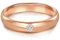 Trilani Ring Sterling Silber rosevergoldet Zirkonia weiß