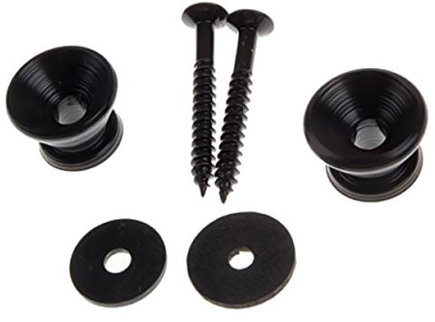 2X Gitarre Gurt Endknopf Security Lock Gurtpin End Pin