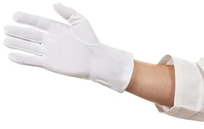 neoLab 1-7206 Baumwoll-Handschuhe, Größe 8, Weiß