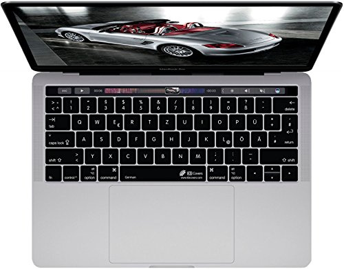 KB Covers GER-MTB-DE QWERTZ Layout deutsche Tastatur Abdeckung für MacBook Pro klar
