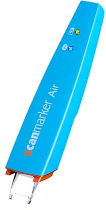 Lápiz Escáner Scanmarker Air - Lector y destacador OCR Digital - Inalámbrico - Compatible con Mac Win iOS Android (Azul, Scanmarker Air)