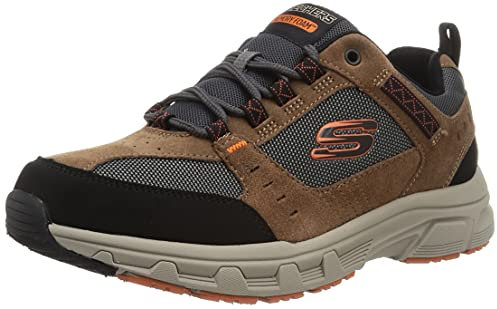 Skechers Herren Half Shoes,Sneakers, Brown, 45.5 EU