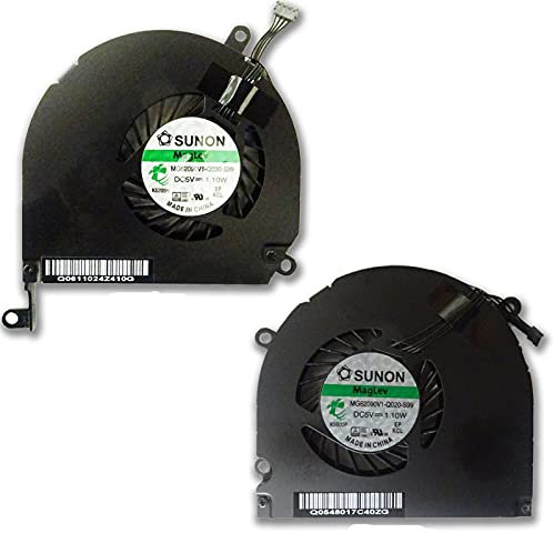 'Ventilador de CPU para Apple MacBook Pro Unibody 15 l + r Set A1286 Fan enfriador 4 Pin