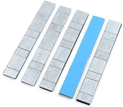 sourcing map 5 Stück Klebegewichte Streifen 2,1 Unzen Hinterrad für Motorrad 134 x 18mm