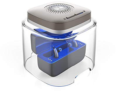 Flow Med Dry-Cap UV2 Electronic Hearing Aid Dryer for Rechargeable Aids